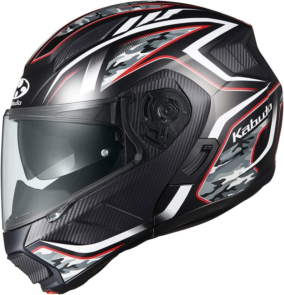 メーカー正規品 新品 オージーケーカブト バイクヘルメット RYUKI エナジー サイズS フラットブラックレッド フルフェイス