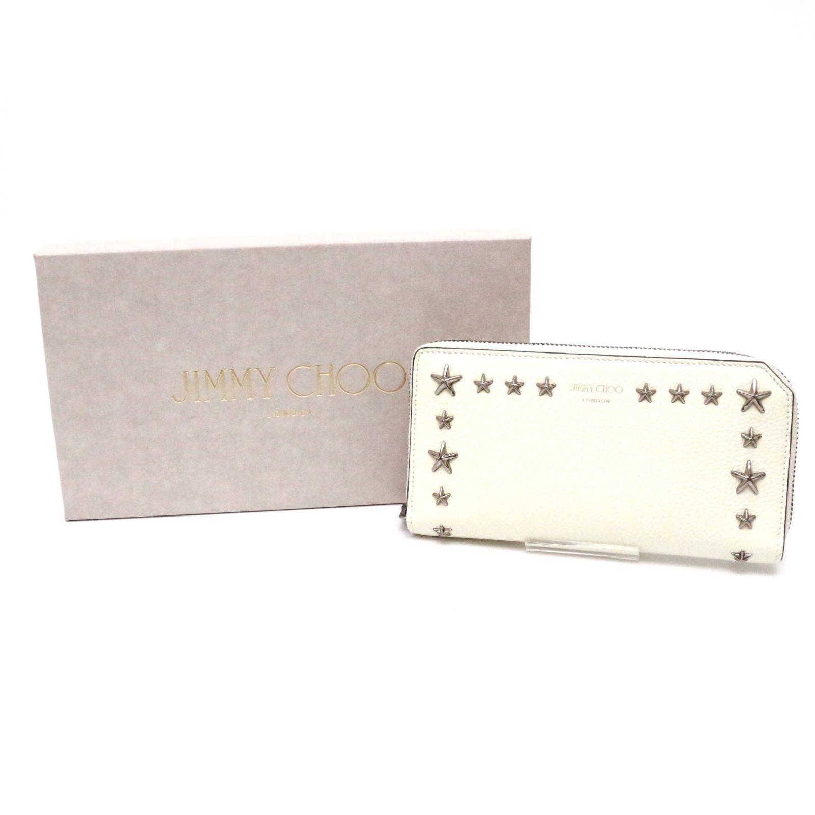ジミー チュウ UUF211 長財布 ロングウォレット long wallet スター 星 