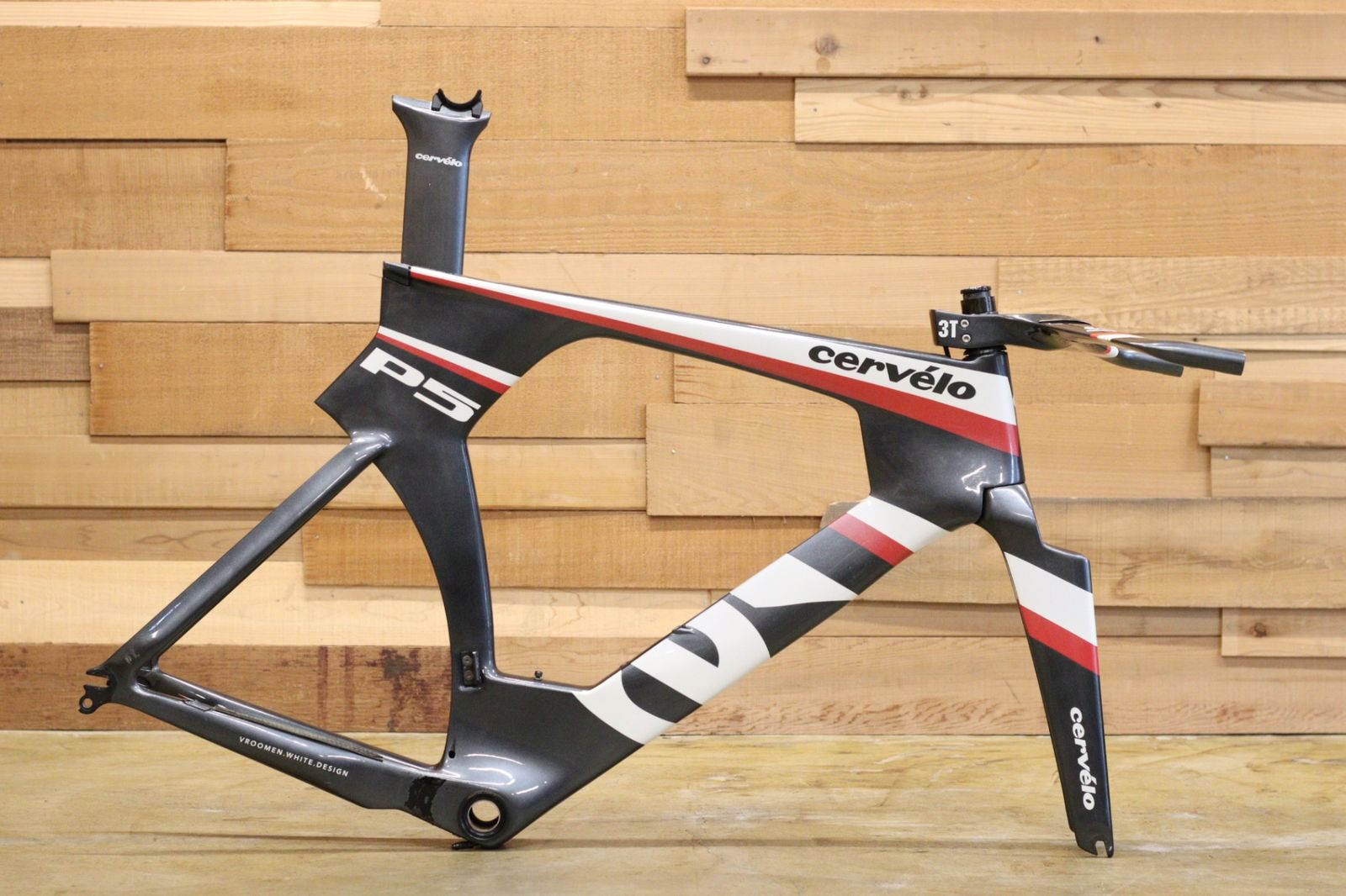 サーヴェロ CERVELO P5 2013 56サイズ カーボン タイムトライアル TTバイク フレームセット パーツ付属 立川店