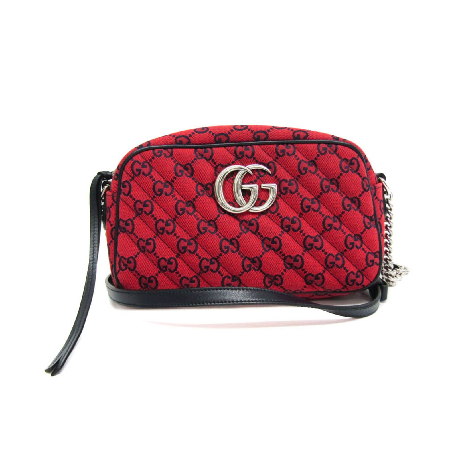 グッチ(Gucci) GGマーモント 限定品 447632 レディース ジャカード ショルダーバッグ レッド - メルカリ