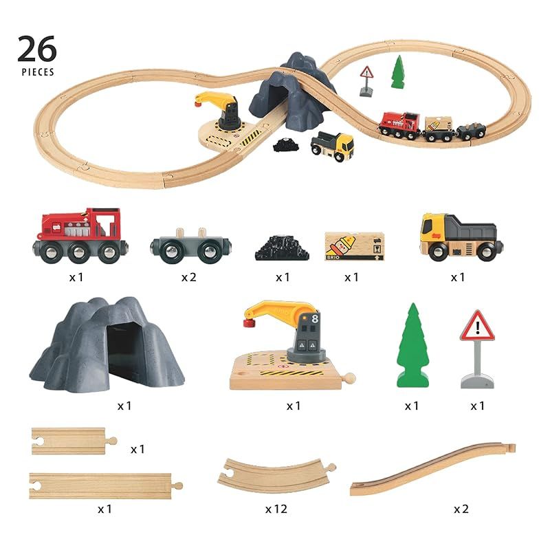 BRIO (ブリオ) WORLD カーゴレールデラックスセット [全54ピース] 対象
