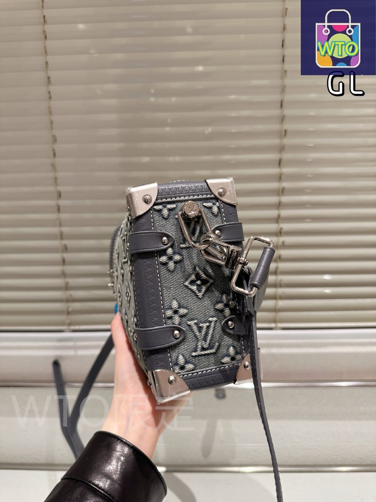 今日 LV Side Trunk Denim Bag ルイ ヴィトン サイドトランク デニム ボックスバッグ-WTO輸入2 DECORATOM_COM_BR