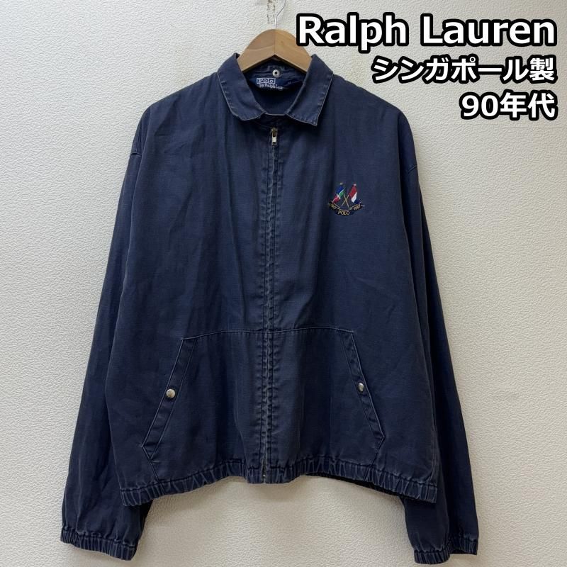 希少 80s-90s シンガポール製 ラルフローレン スタジャン ヴィンテージ 希少 80s-90s シンガポール製 ラルフローレン スタジャン