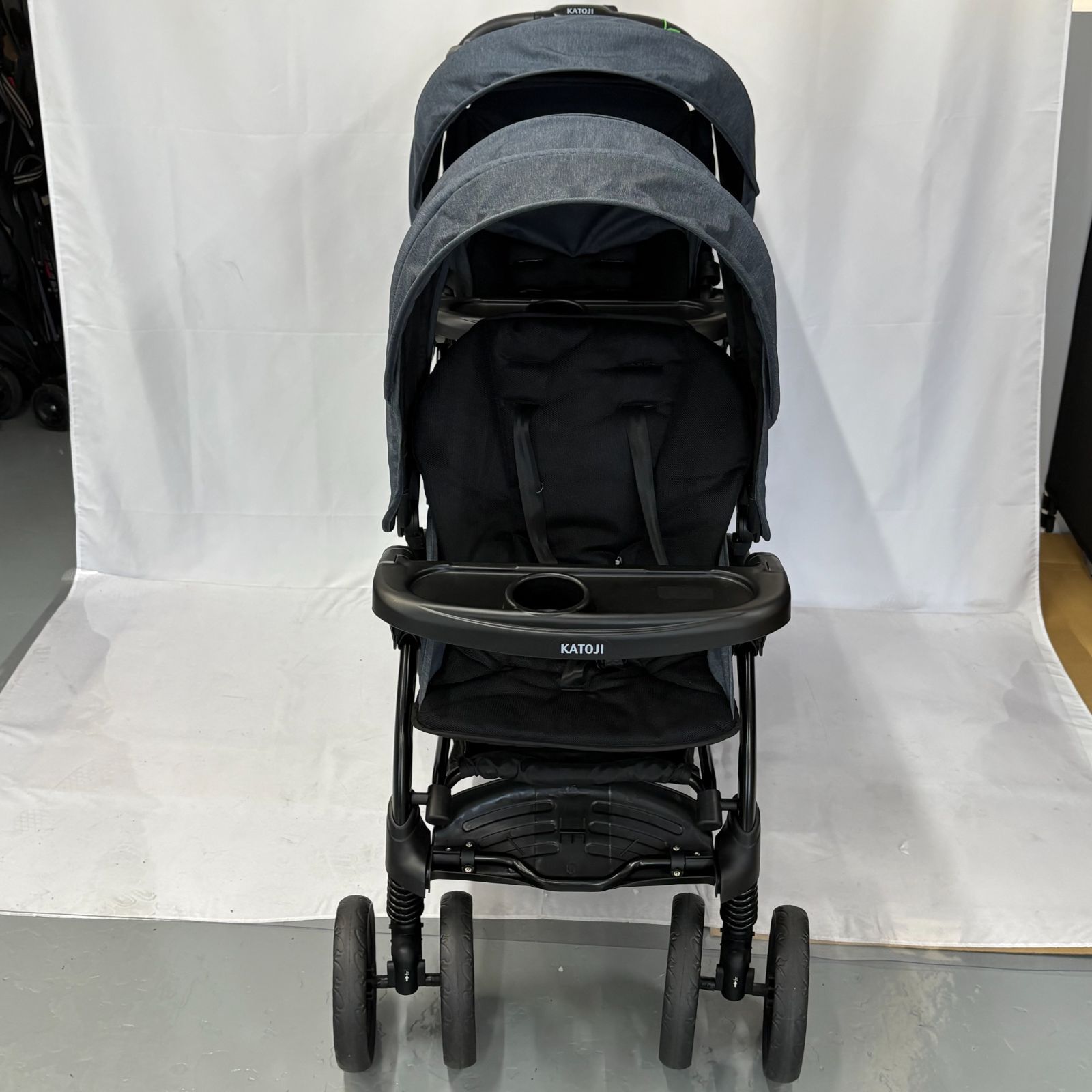 極美品 KATOJI カトージ 二人乗り ベビーカー 二人でゴーDX 二人乗り 