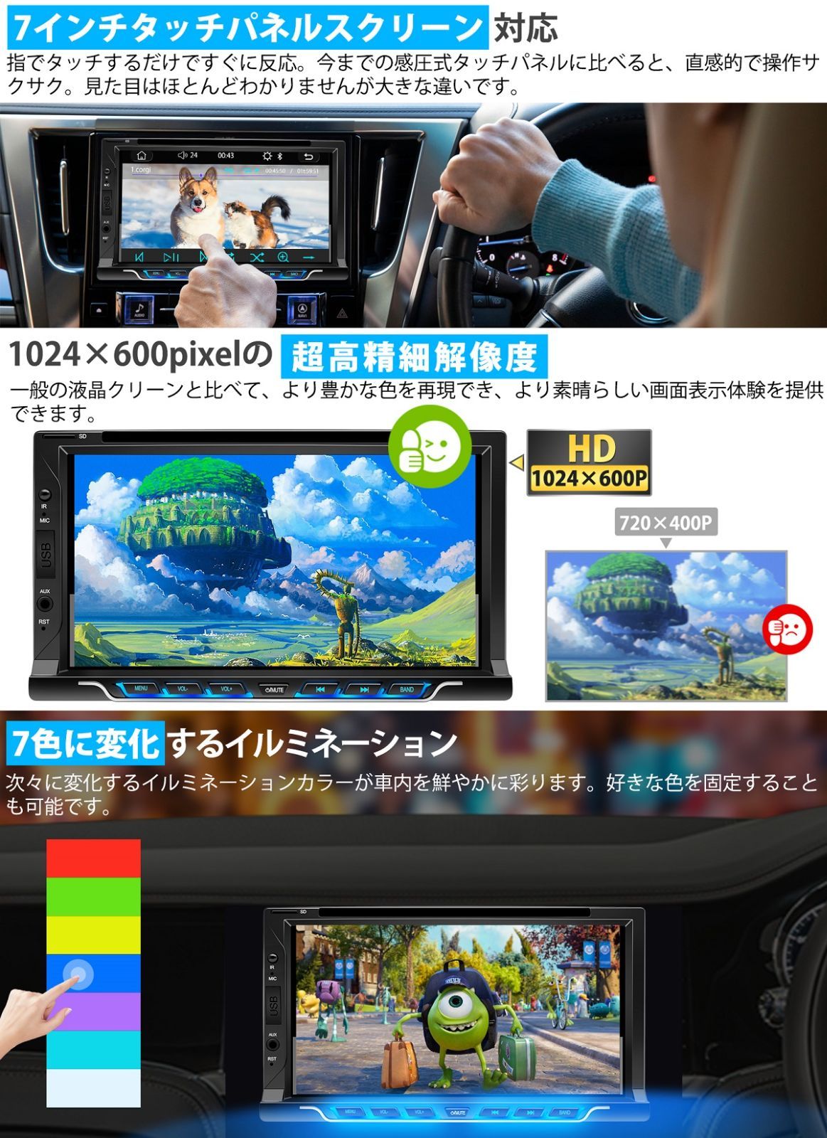 DVDプレーヤー CarPlay