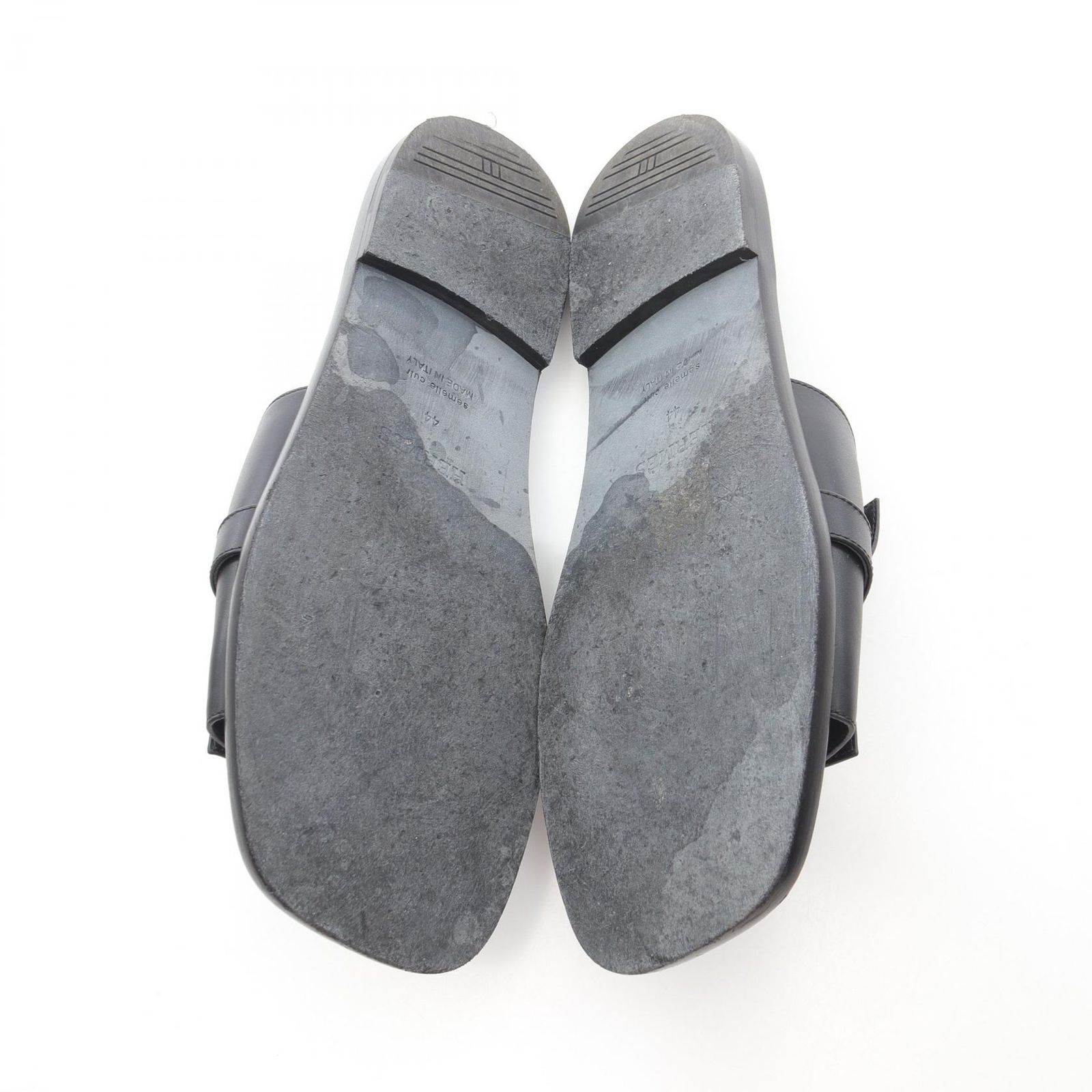 エルメス HERMES サンダル ガブリエル ケリーバックル ブラック レザー