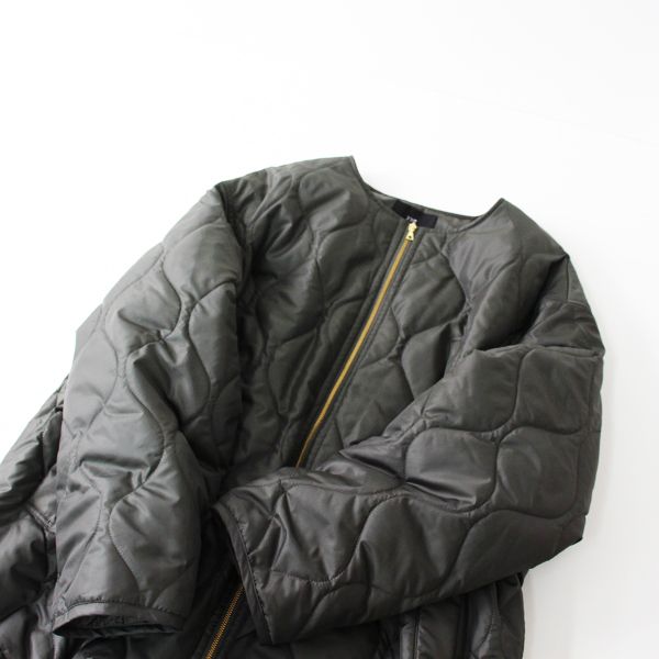 23区 2022AW【洗える】中綿キルティング ショート ブルゾン 大きい44 洗える】中綿キルティング ショート ブルゾン（ダウンジャケット