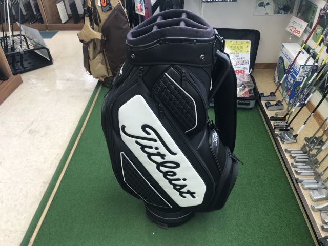 中古 Titleist タイトリスト キャディバッグ 9.5型 SU□ Titleist タイトリスト キャディバッグ OCI イエロー 黄色 フード