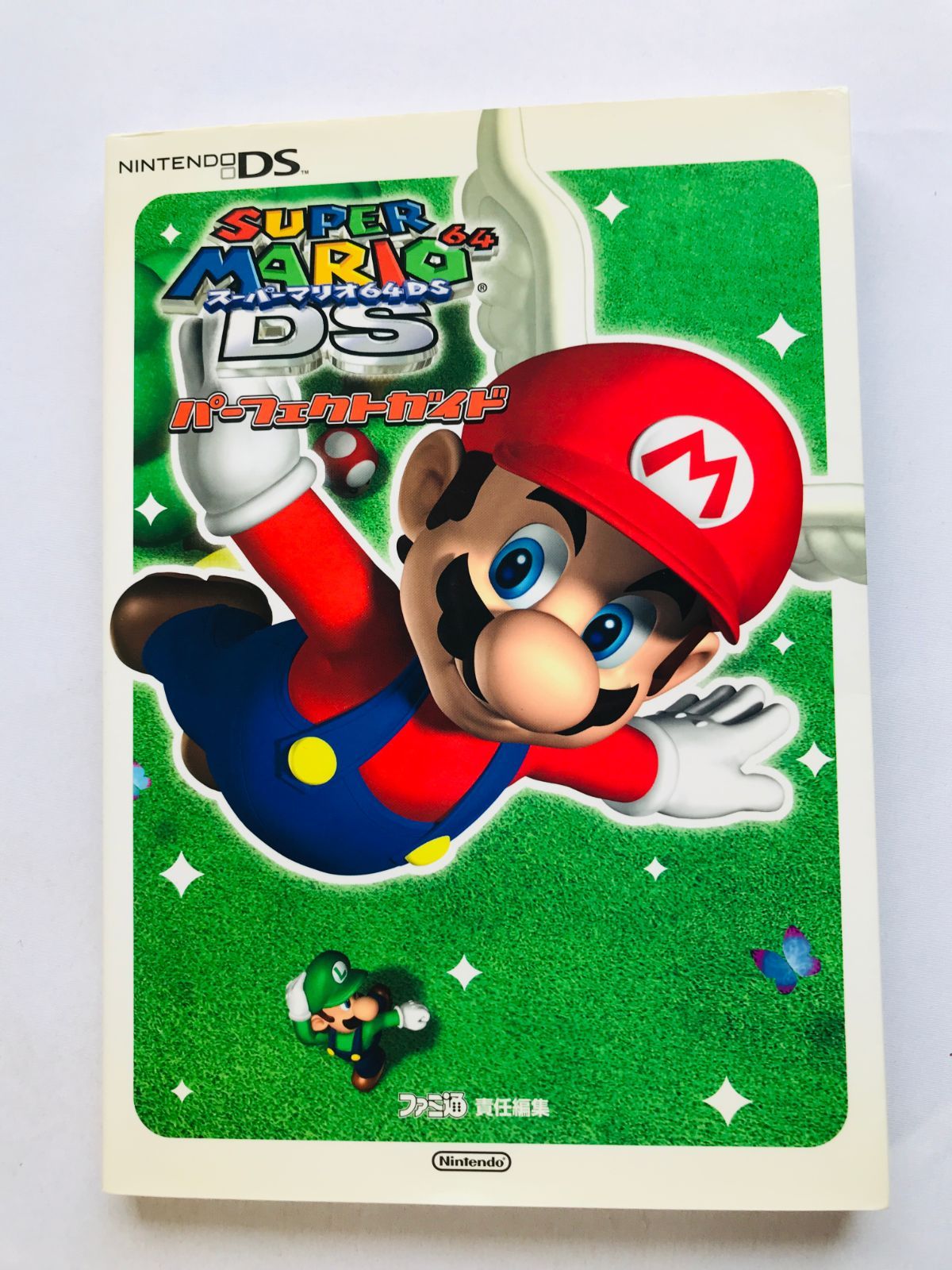 スーパーマリオ64 DS パーフェクトガイド 攻略本 初版 チラシ Super