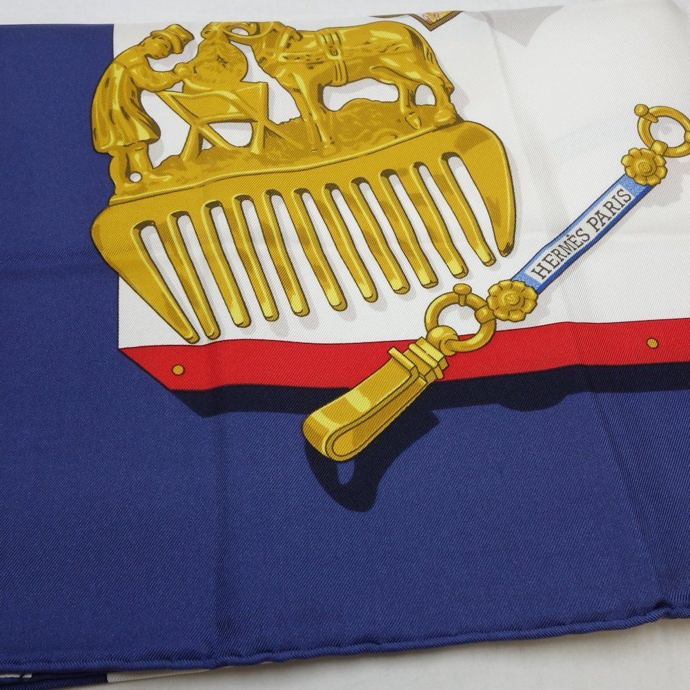 エルメス HERMES スカーフ カレ 90 シルク エルメスの思い出 HERMES*シルクスカーフ カレ90 エルメス フラッグシップ 船