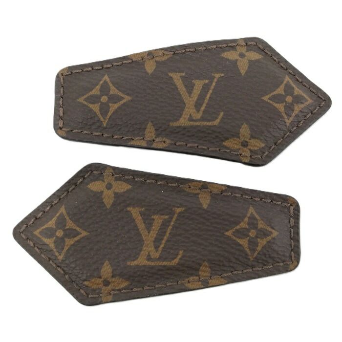 LOUIS VUITTON バレッタ LVバックステージ ヘアクリップ モノグラム ブラウン M01443