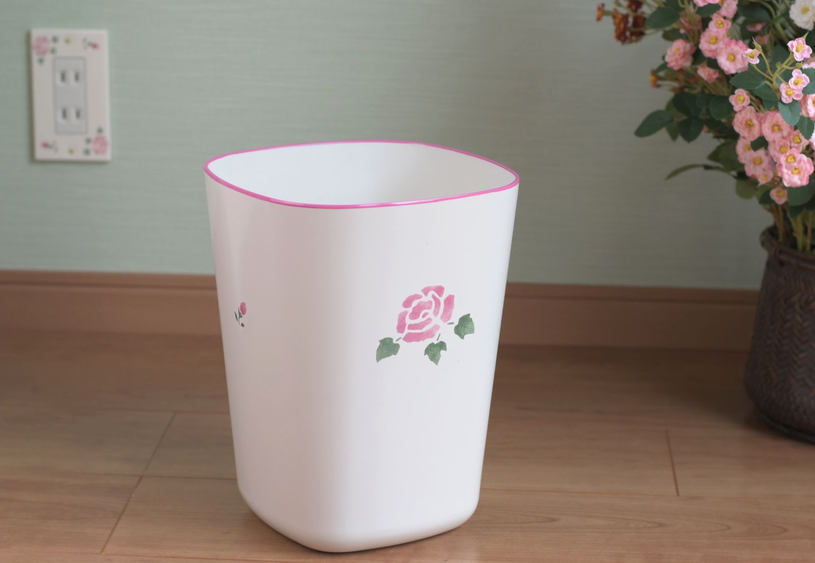 マニーローズ ダストボックス・スクエア ゴミ箱 小物入れ 漆器 日本製