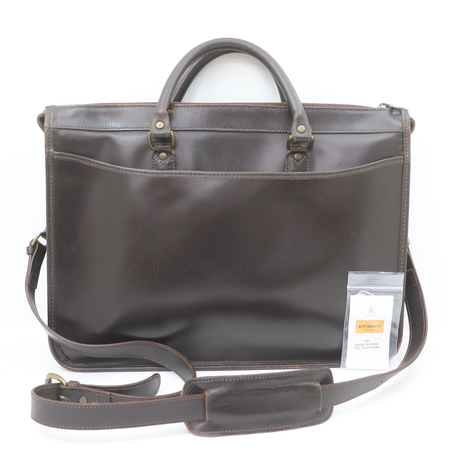 エッティンガー マーストン ブリーフケース ブライドルレザー 2way 大