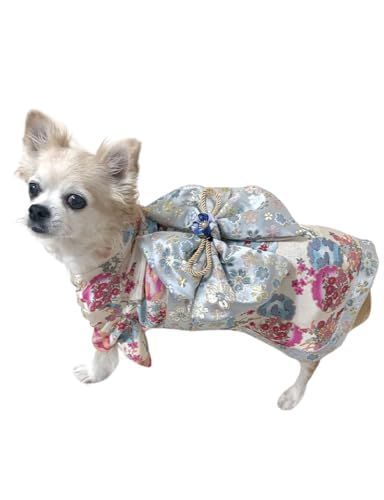 アイボリー_S ONEKOSAMA OINUSAMA 犬 いぬ イヌ 服 猫 ネコ ねこ 着物 和装 和服 ドッグウェア お祭り お正月晴れ着 正月 七五三 小型犬 大型犬 小型 大型 [アイボリー/S]