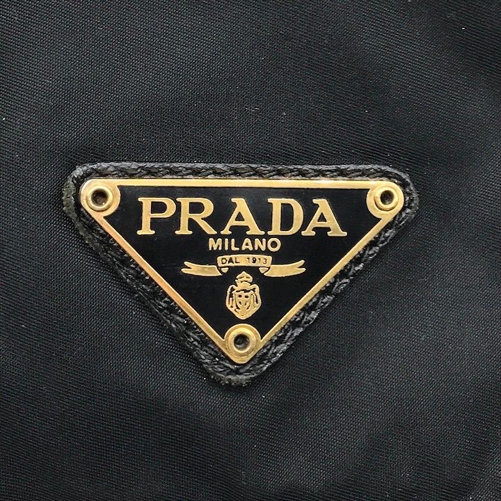 PRADA プラダ 三角ロゴ テスート ナイロン チェーン ショルダー バッグ ブラック ブランド レディース 鞄 m14067 PRADA プラダ 三角ロゴ テスート ナイロン チェーン ショルダー バッグ