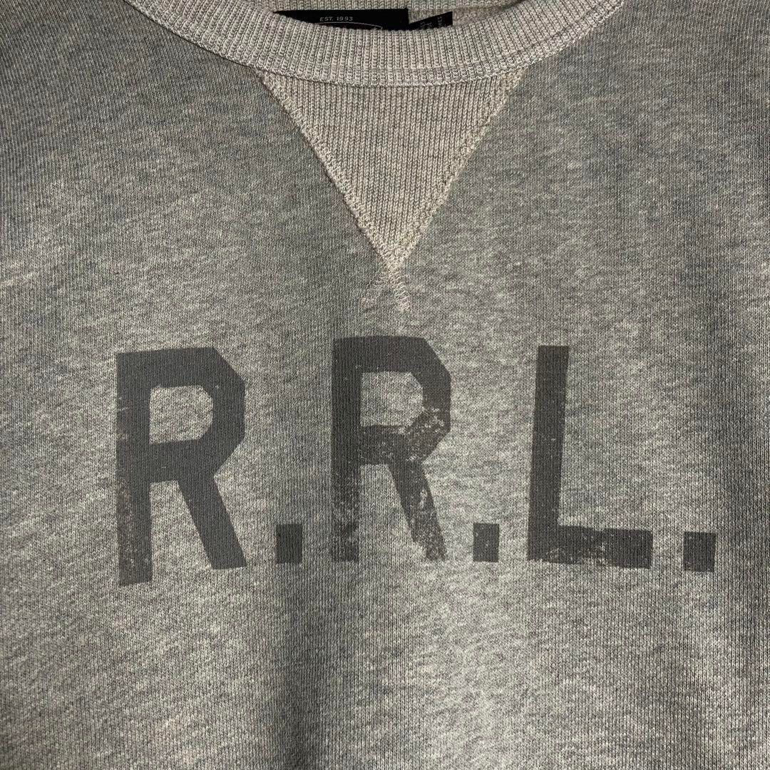 【極美品】RRL ロゴスウェット L RRL ランチロゴスウェットシャツ ダブルアールエル ラルフ