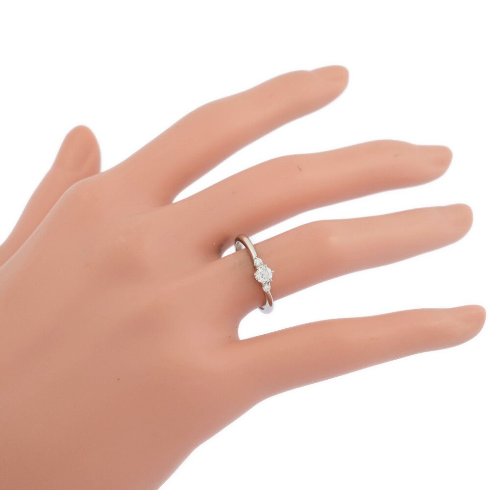 ★DIAMOND SHIRAISHI★ ダイヤモンド 婚約指輪 Pt950 0.193ct/FD:0.052ct/Ginza Diamond Shiraishi/銀座ダイヤモンド