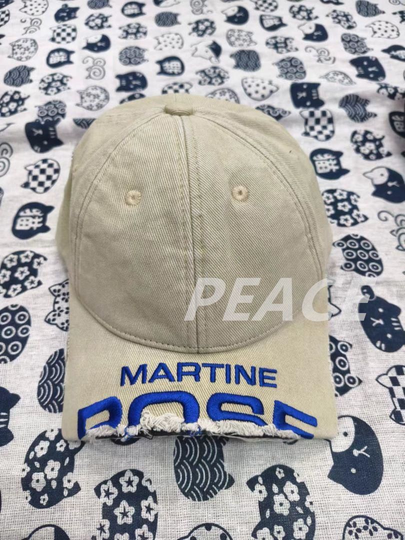 新品 MARTINE ROSE CUT PEAK CAP 24ss キャップ