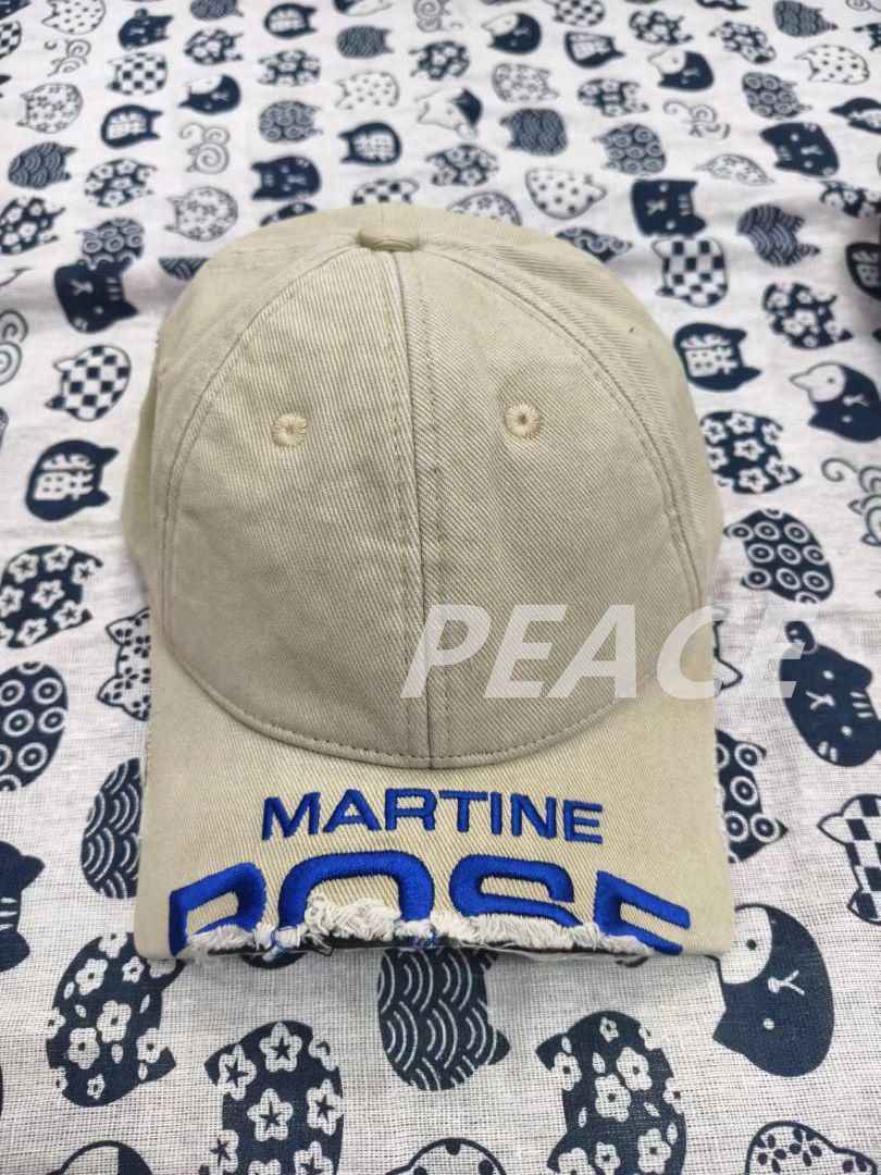 新品  MARTINE ROSE CUT PEAK CAP 24ss キャップ