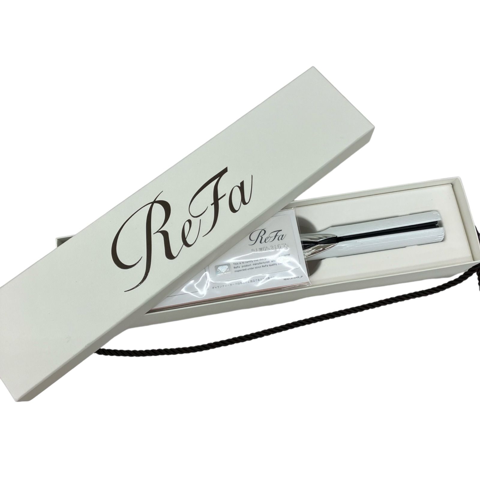 ReFa ストレートアイロン 通電確認済み ホワイト リファ ReFa ストレートアイロン 通電確認済み ホワイト リファ