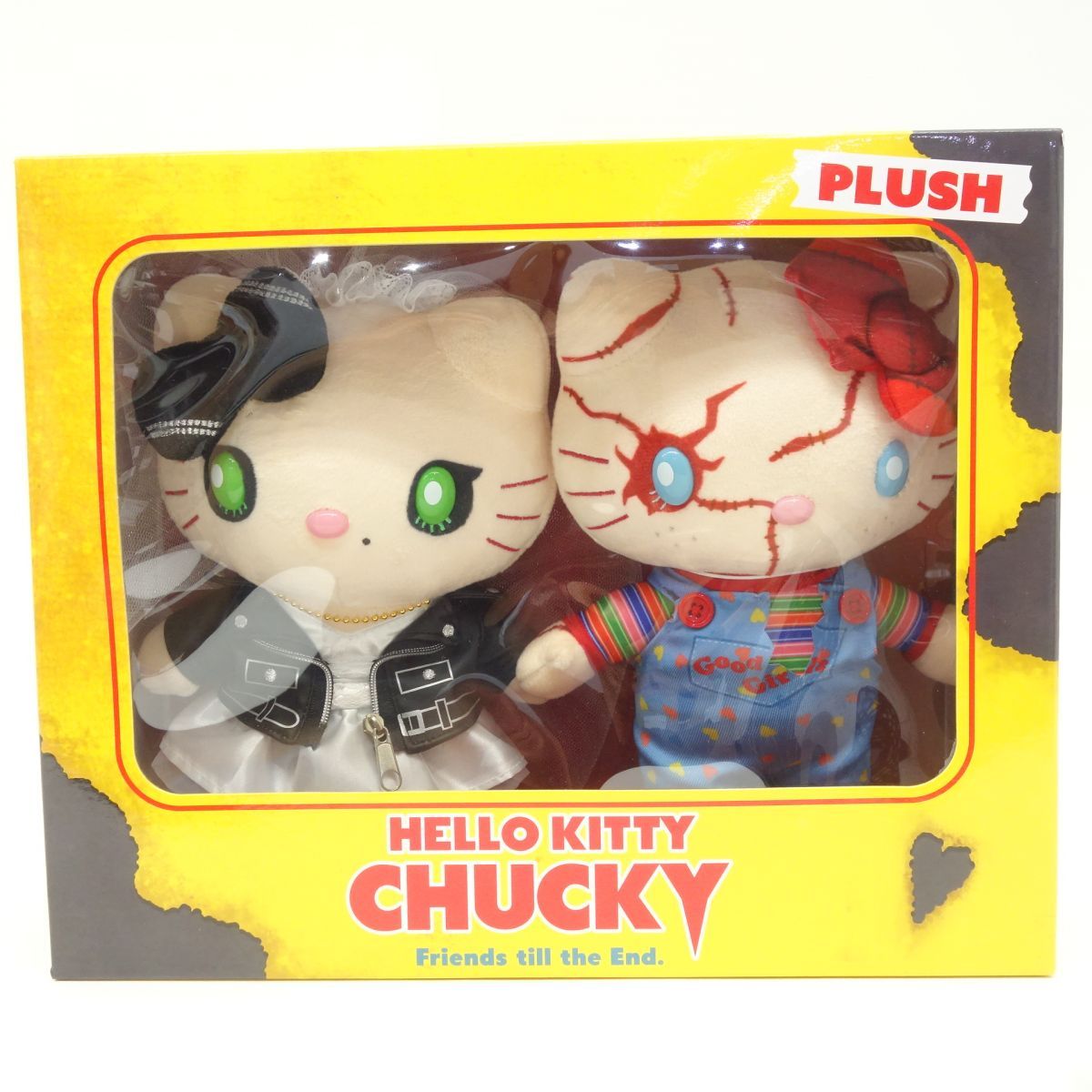 USJ ハロウィーン ホラーナイト 2018限定 HELLO KITTY CHUCKY ハローキティ チャッキー ぬいぐるみセット ※中古 - メルカリ