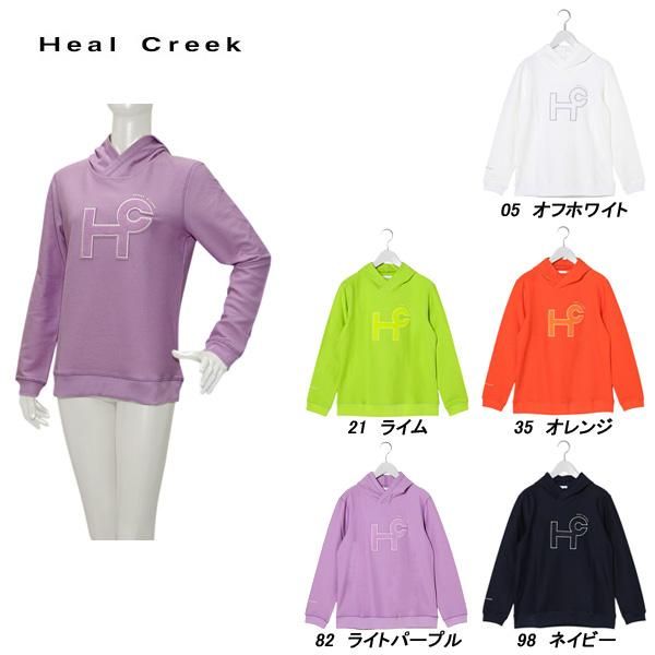 ヒールクリーク Heal Creek レディース 春秋 ストレッチダブルフェイスフーディトレーナー 002-36211ss