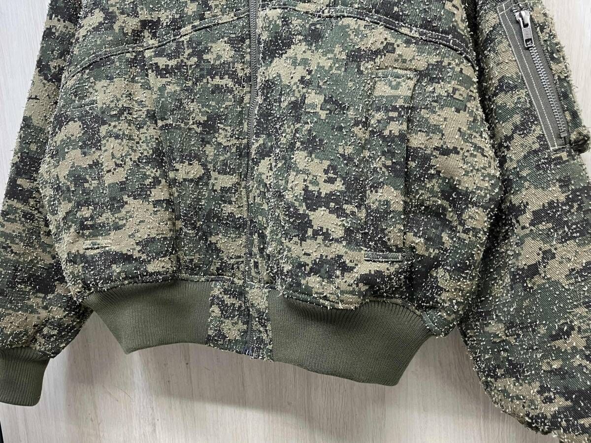 【 Blessu camouflage pattern MA-1 】ブレスユー BLESS U BU camouflage pattern MA-1 BU0105 フライトジャケット