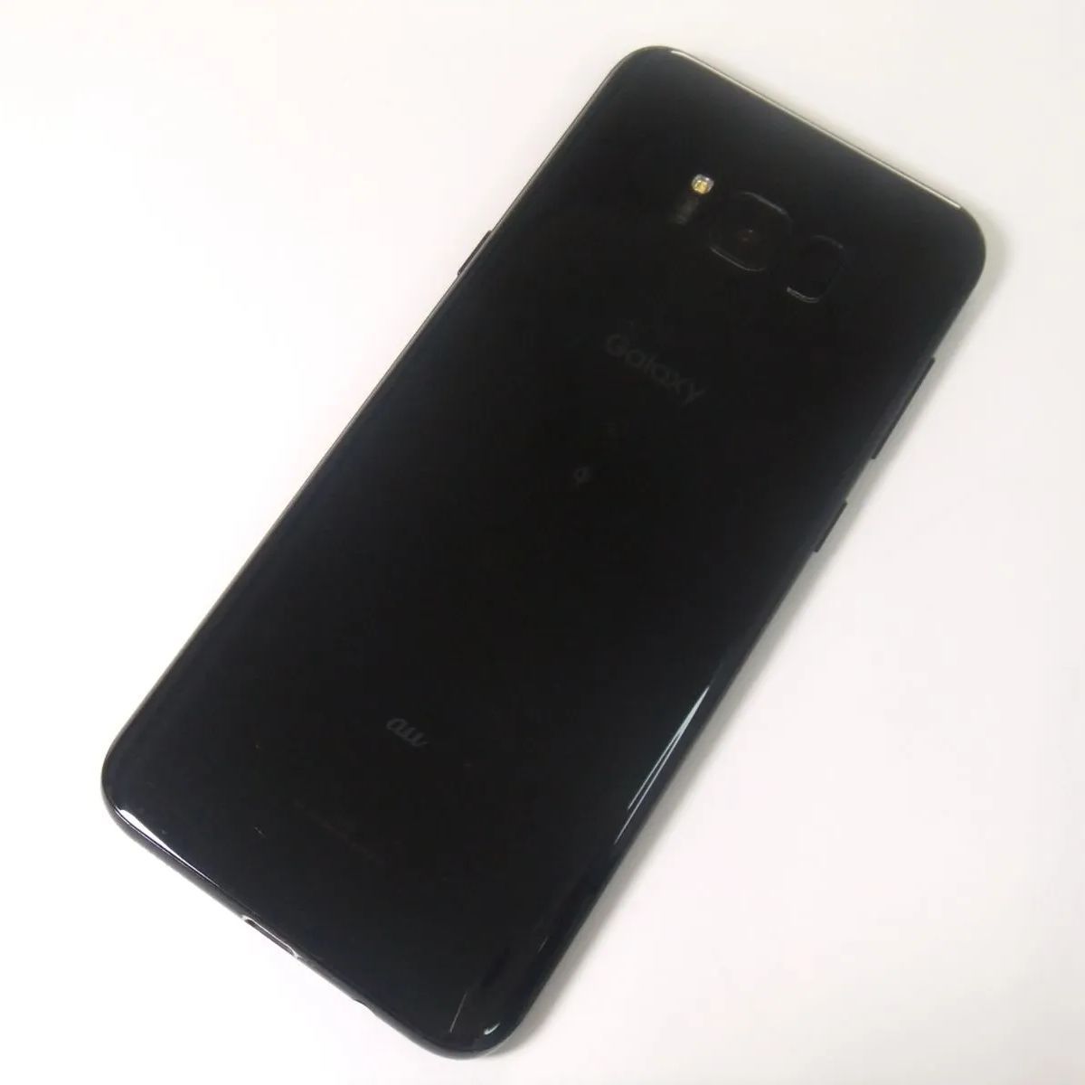 【中古】 Galaxy S8＋ SCV35 ミッドナイトブラック au SIMロック解除済