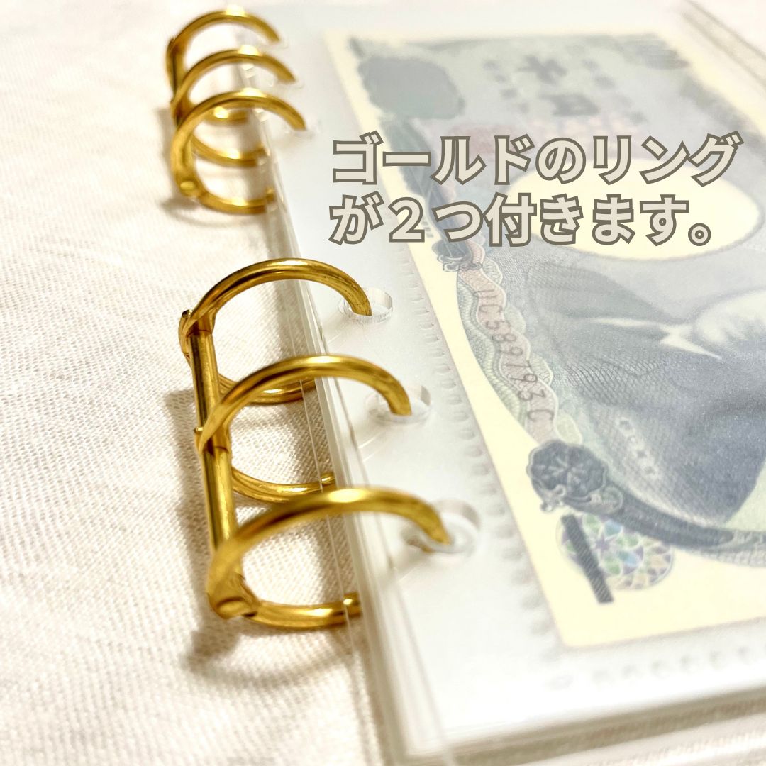 8 【早い者勝ち】　韓国　バインダー　貯金　リフィル　シール帳　A5 アクリルバインダー 貯金 シール帳 リフィル 5枚付 A6 韓国 シンプル