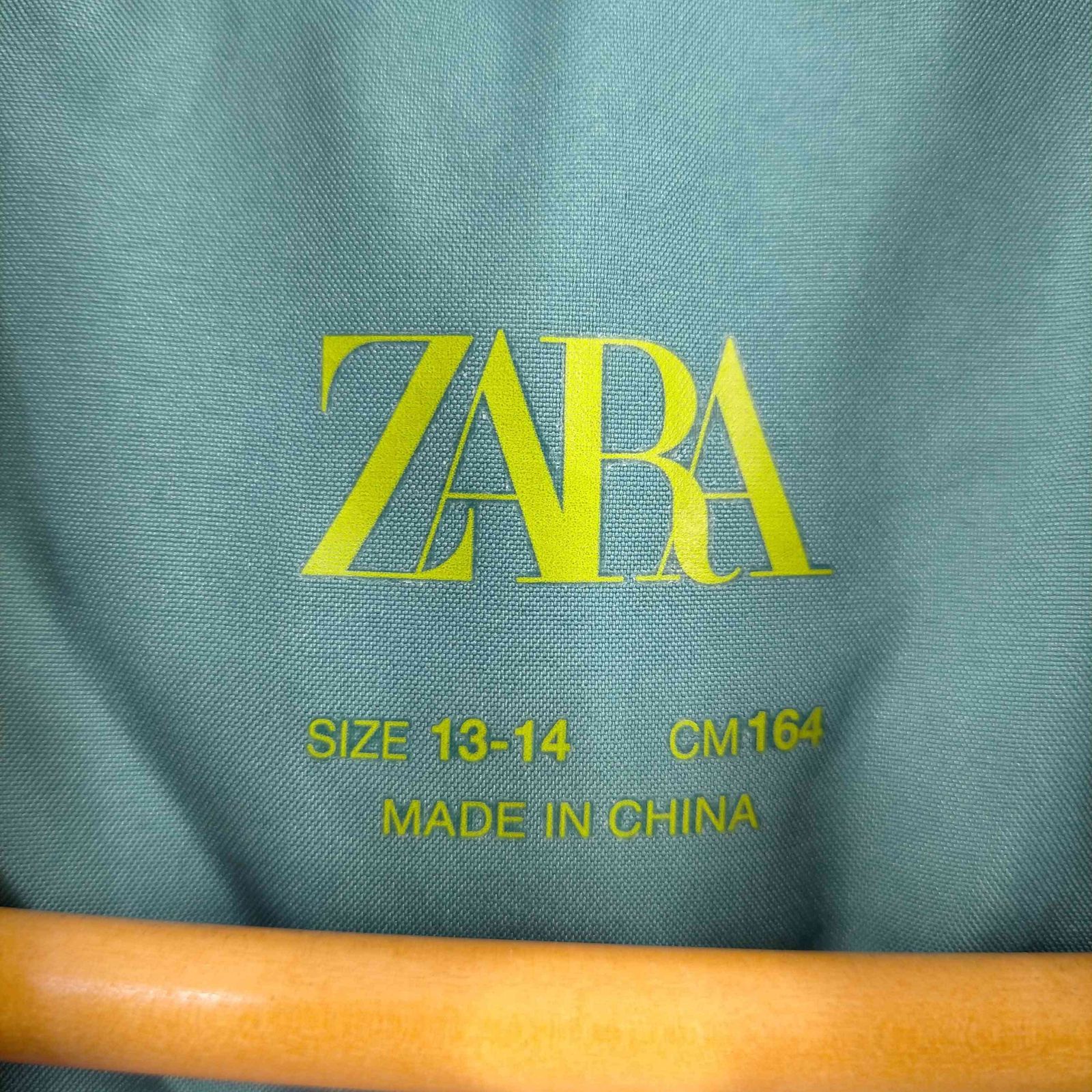 ザラ ZARA ペイズリー柄 ブロックパターン ダウンジャケット 