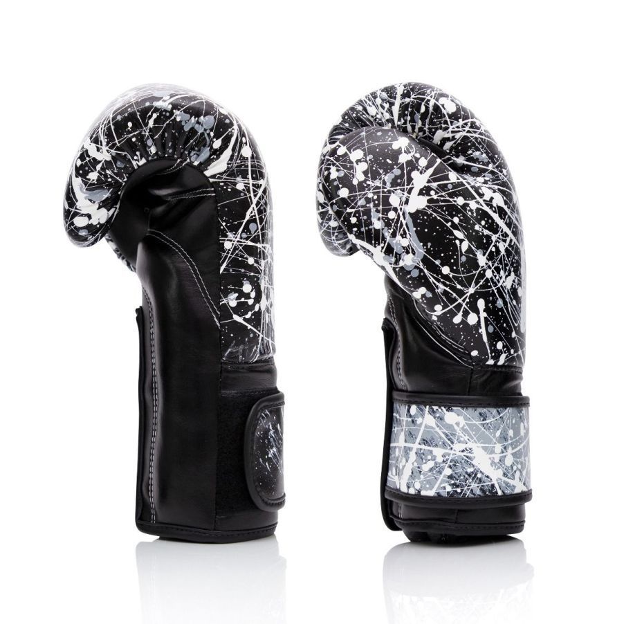 新作，安い 【新品】Fairtex グローブ BGV14 14oz Paint ブラック/ホワイト