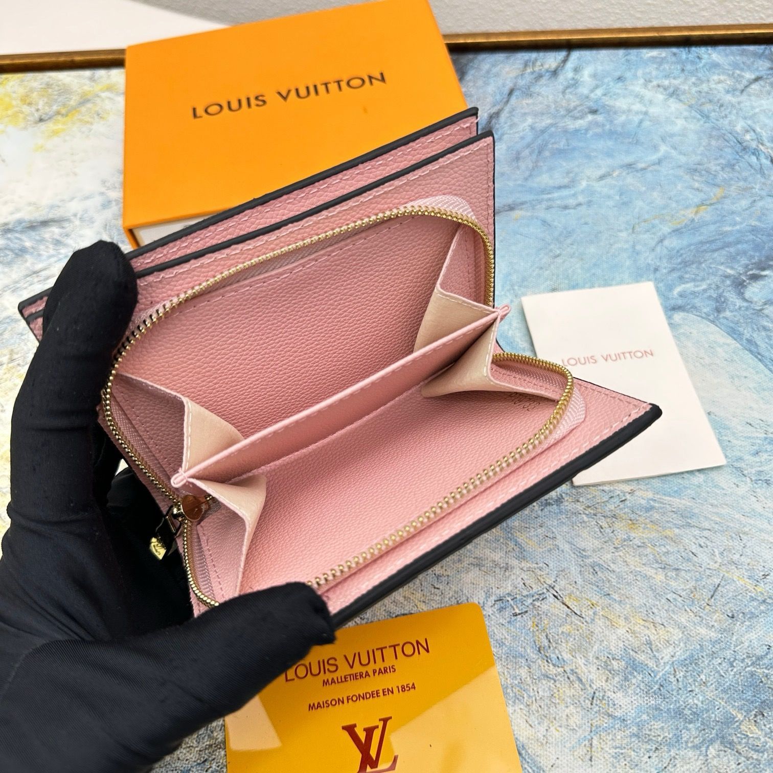 新品ルイヴィトン LOUIS VUITTON 財布 二つ折り ポルトフォイユ クレア モノグラム アンプラント ノワール - メルカリ