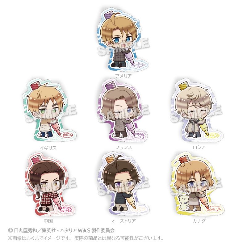 限定品　ヘタリア　WorldStars オリジナルステッカー　フランス 限定品 ヘタリア WorldStars オリジナルステッカー フランス