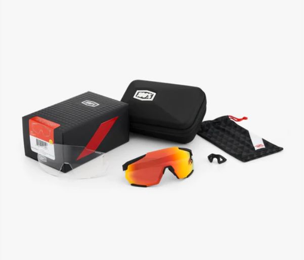 新品100%Racetrap Soft Tact Black Hiper Red SPEEDCRAFT - Soft Tact Black - HiPER Red Multilayer Mirror