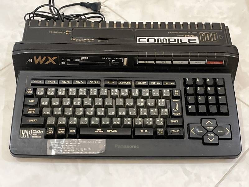 Panasonic MSX 2 FS-A1WX パーソナルコンピュータ HMJ-07 ジョイカードスーパーX HORI MEGA COMMANDER コントローラー まとめ