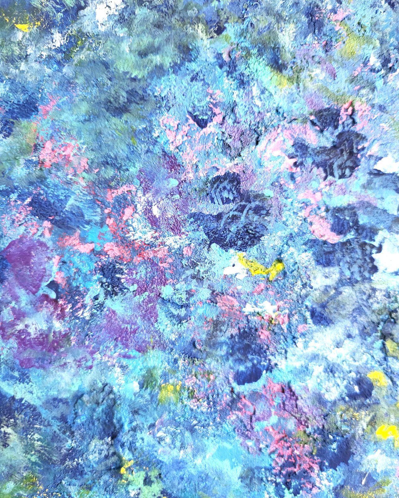石垣の海に生きた証 / 抽象画 46×63㎝ A2 額縁セット 原画のみ モダン 石垣の海に生きた証 / 抽象画 46×63㎝ A2 額縁セット 原画1点