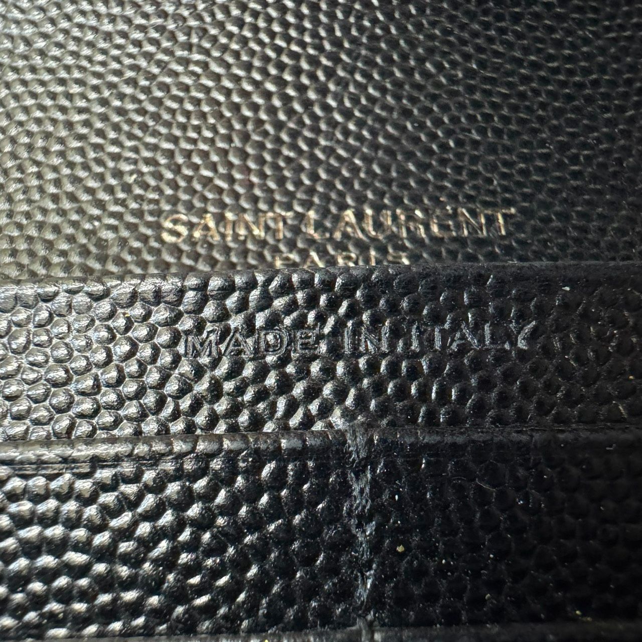 K【YSL】イブサンローラン パリカサンドラ 長財布 キルティング レザー 