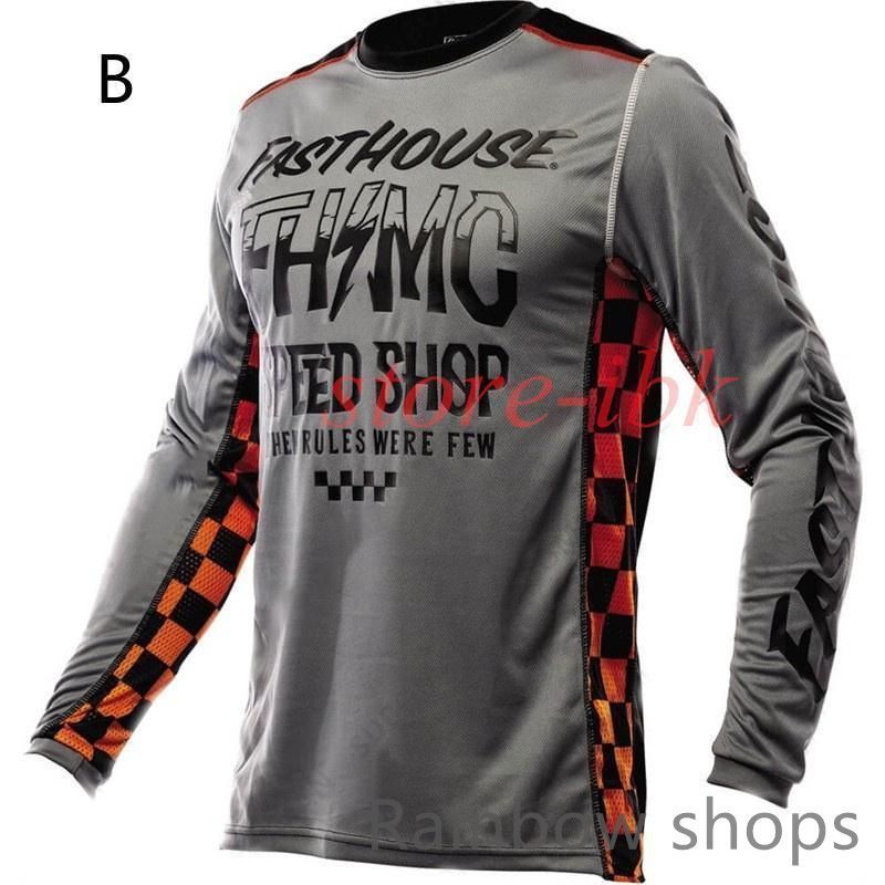 マウンテンバイク モトクロス Tシャツ ロンT 通気性抜群 速乾 涼しい Amazon | [FORBEMK] マウンテンバイクTシャツ 自転車シャツ