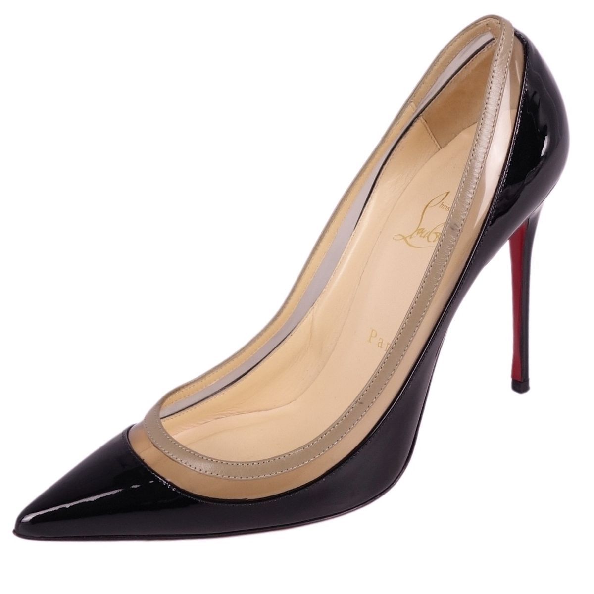クリスチャンルブタン Christian Louboutin パンプス ヒール エナメル 