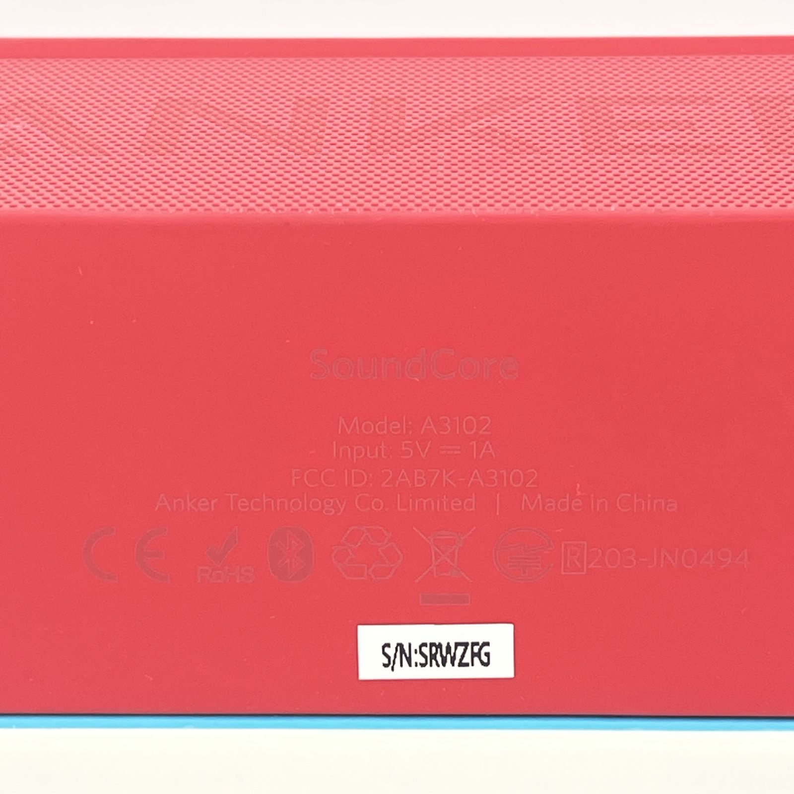 ANKER アンカー SoundCore Bluetooth スピーカー 赤 RED - メルカリ