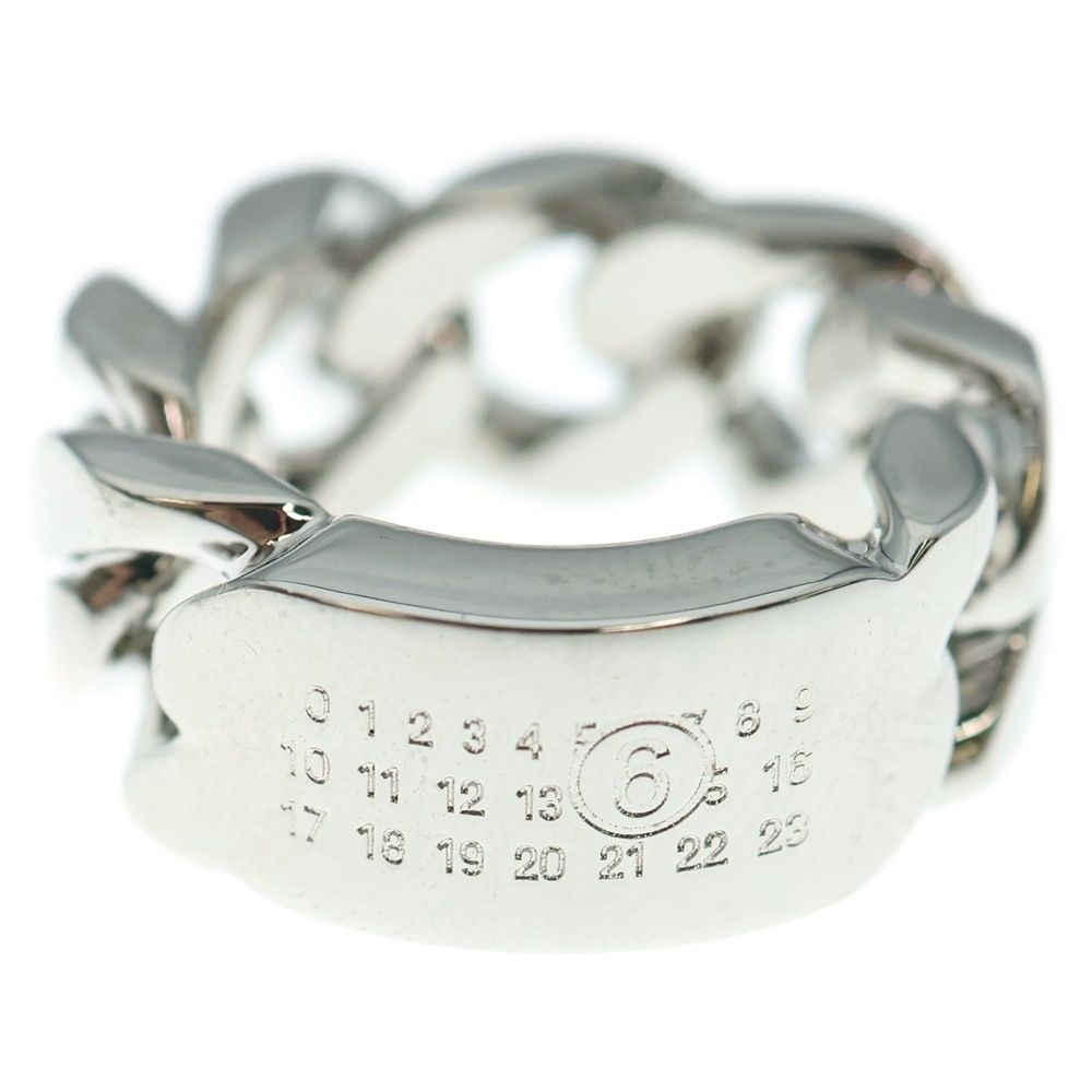 MM6 Maison Margiela エムエムシックスメゾンマルジェラ Minimal Logo 3mm Ring ミニマルロゴ リング シルバー
