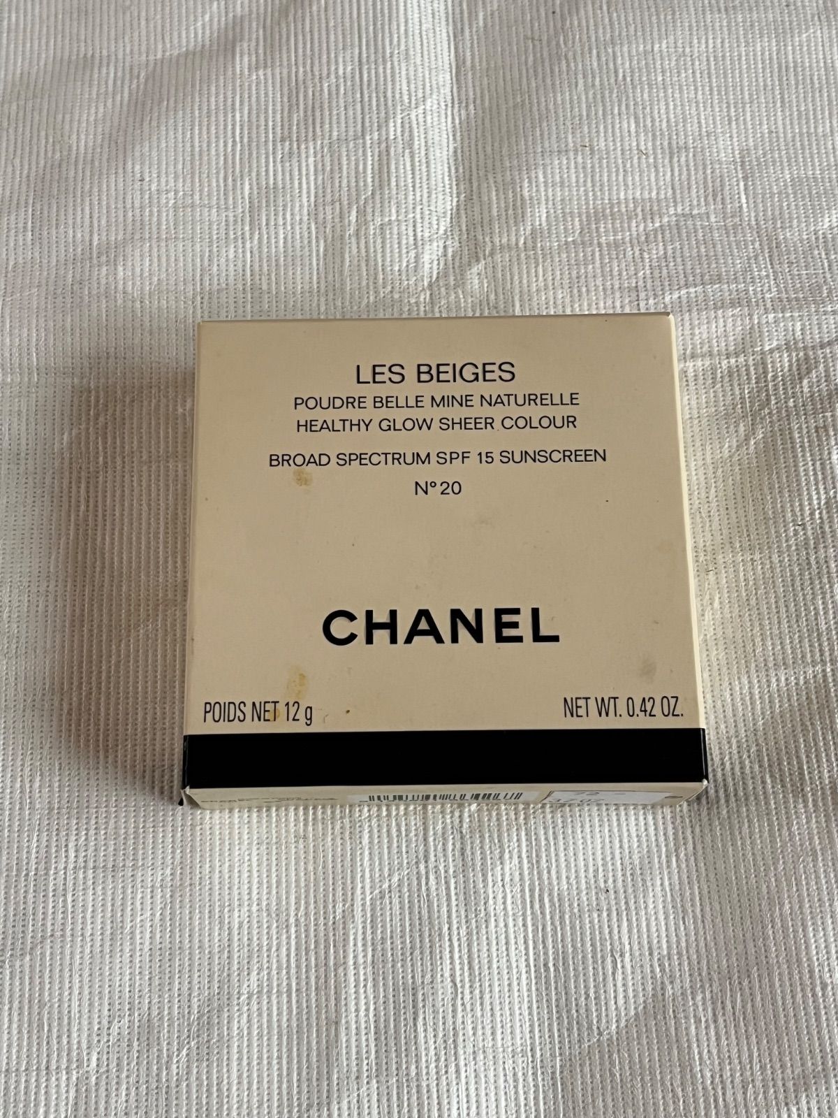 CHANEL LES BEIGES POUDRE BELLE MINE NATURELLE HEALTHY GLOW SHEER COLOUR