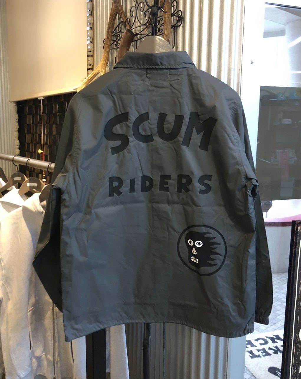 ◎SCUMBOY TATTOO GO×PANDA BEARS 「SCUM RIDERS」COACH JACKET スカム