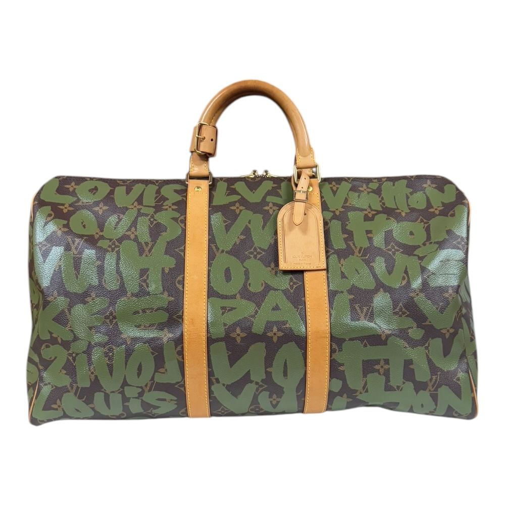 ルイヴィトン キーポル50 モノグラムグラフィティ ボストンバッグ M92196 ブラウン ユニセックス LOUIS VUITTON ルイヴィトン ルイ ヴィトン