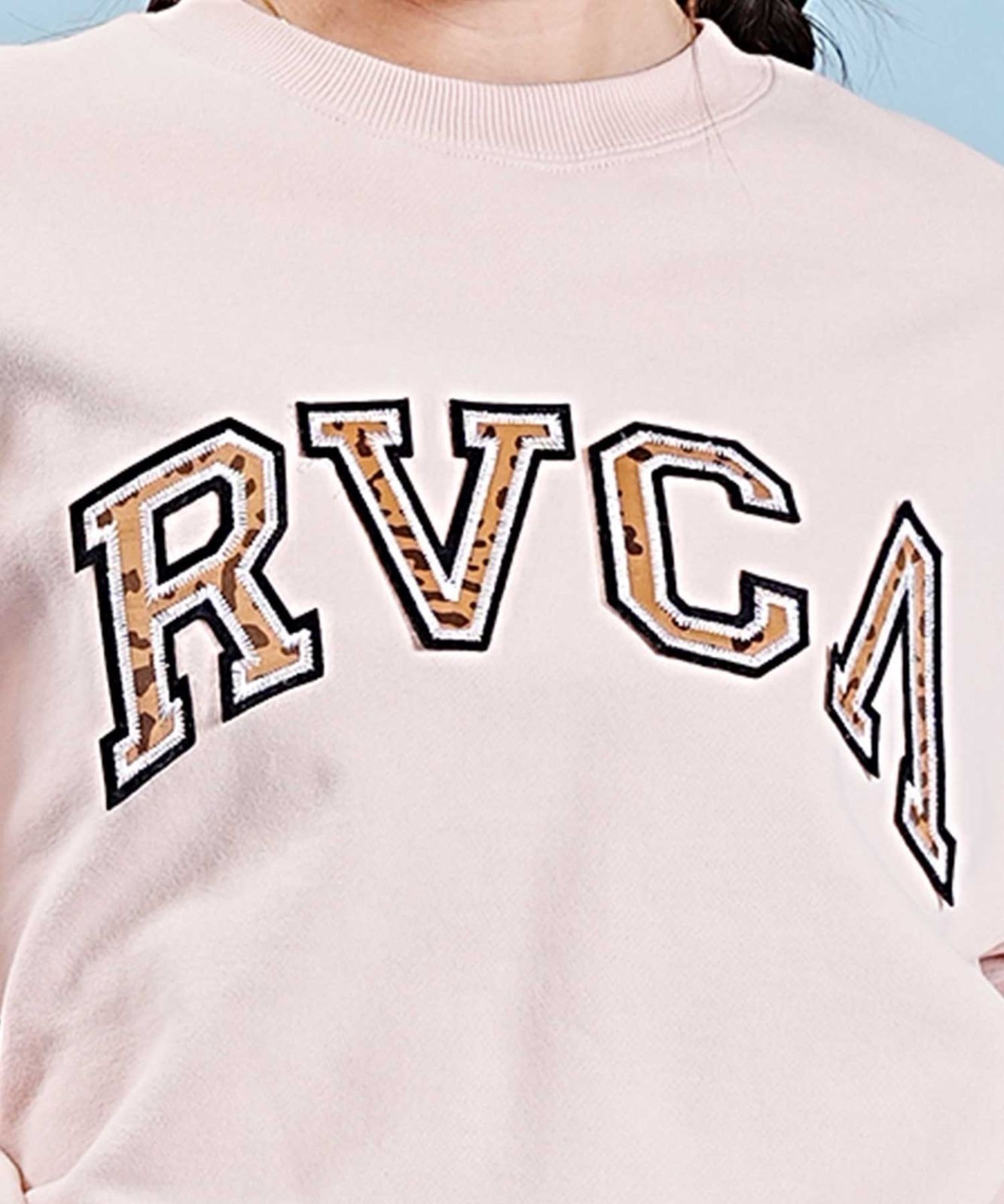 RVCA/ルーカ レディース トレーナー スウェット レオパード柄 ビッグ