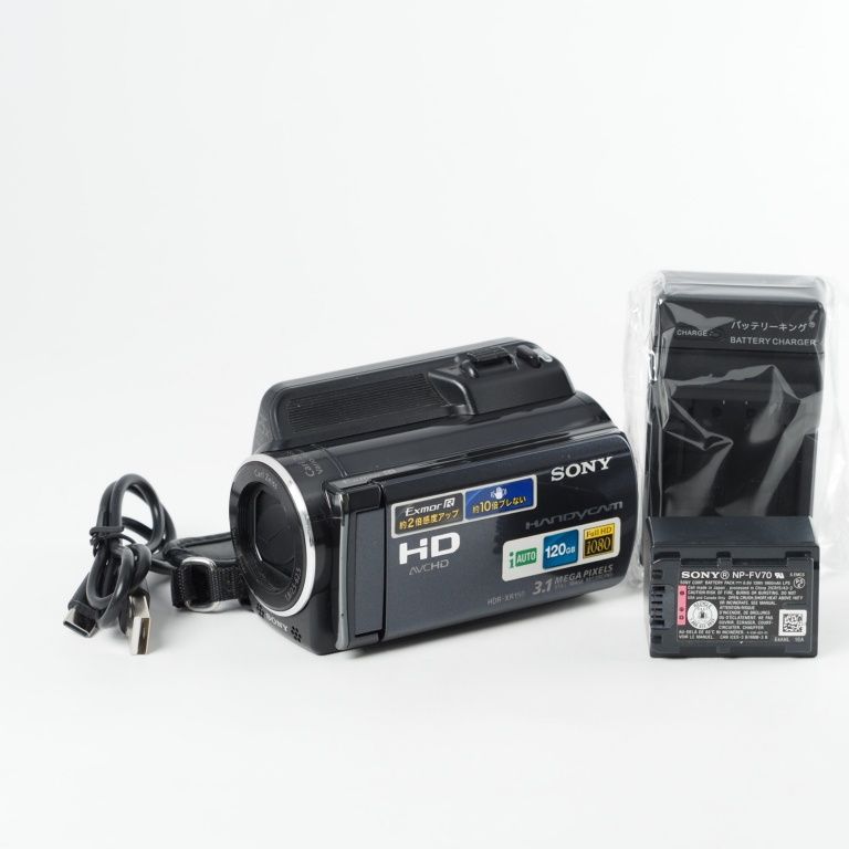 SONY ソニー デジタルHDビデオカメラレコーダー XR150 ブラック HDR-XR150|B