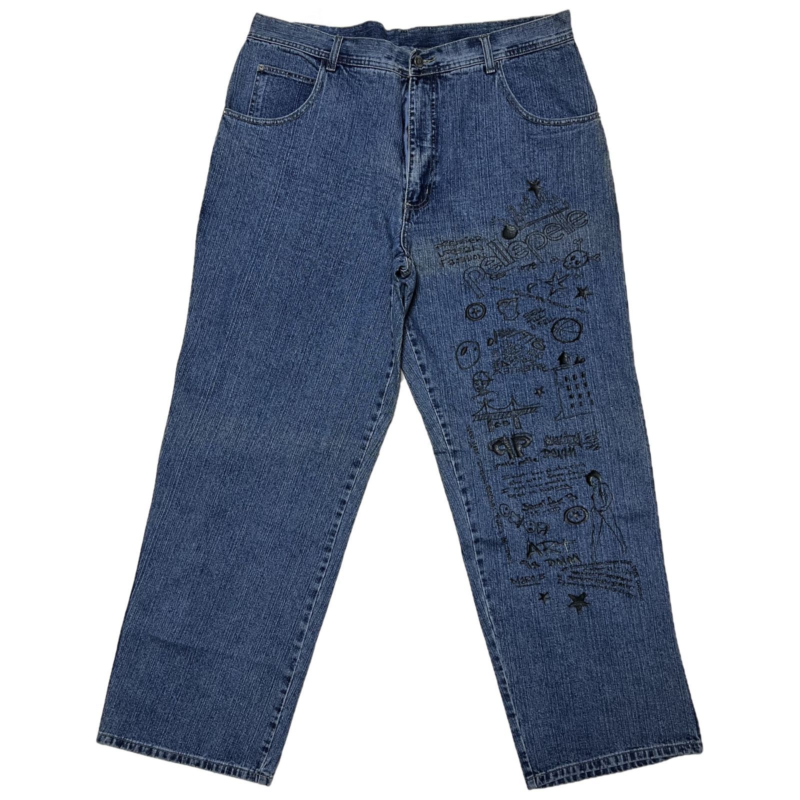 パンツ archive pellepelle Grunge Baggy Denim 38 archive pellepelle Grunge Baggy Denim 38