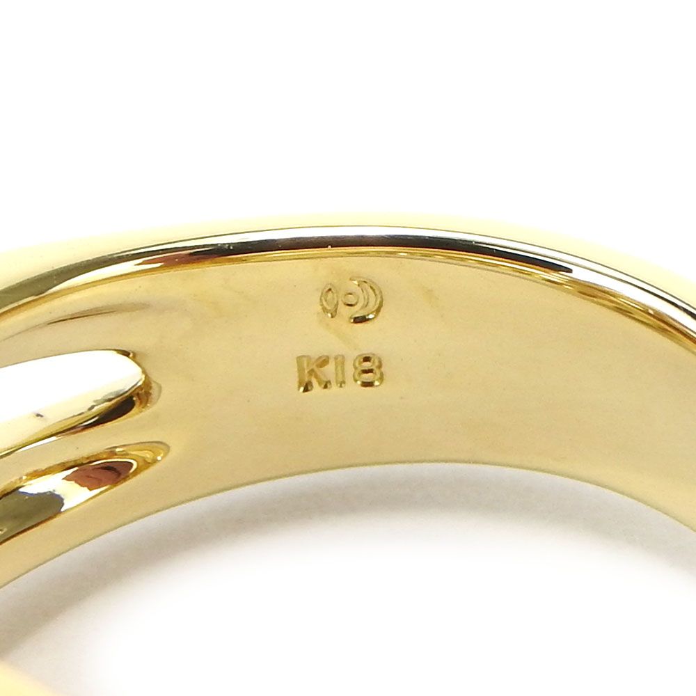 中古】 タサキ リング・指輪 K18YG 約12.6g 淡水 フレッシュウォーター  