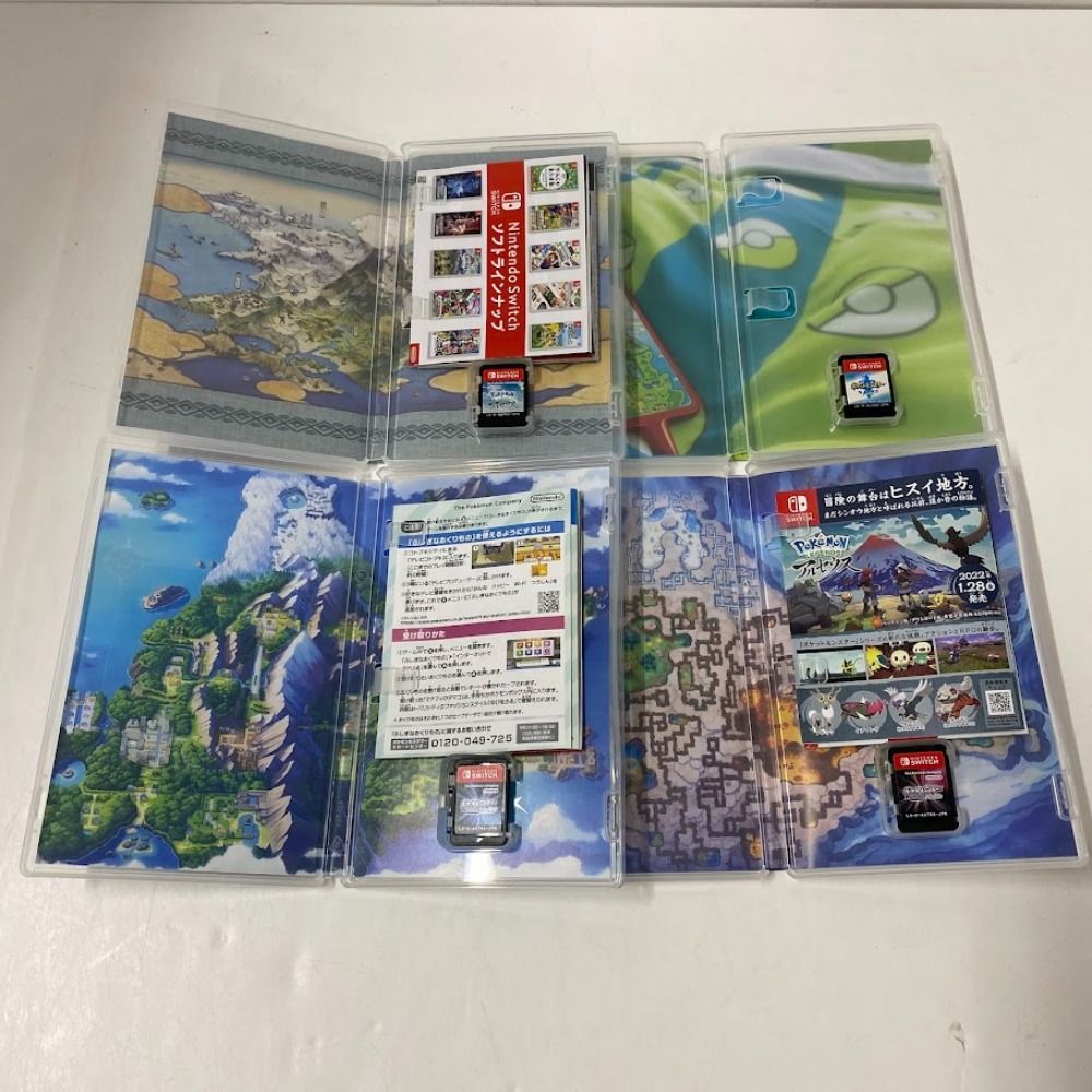08w11056 Nintendo Switchソフトポケモン4本セット