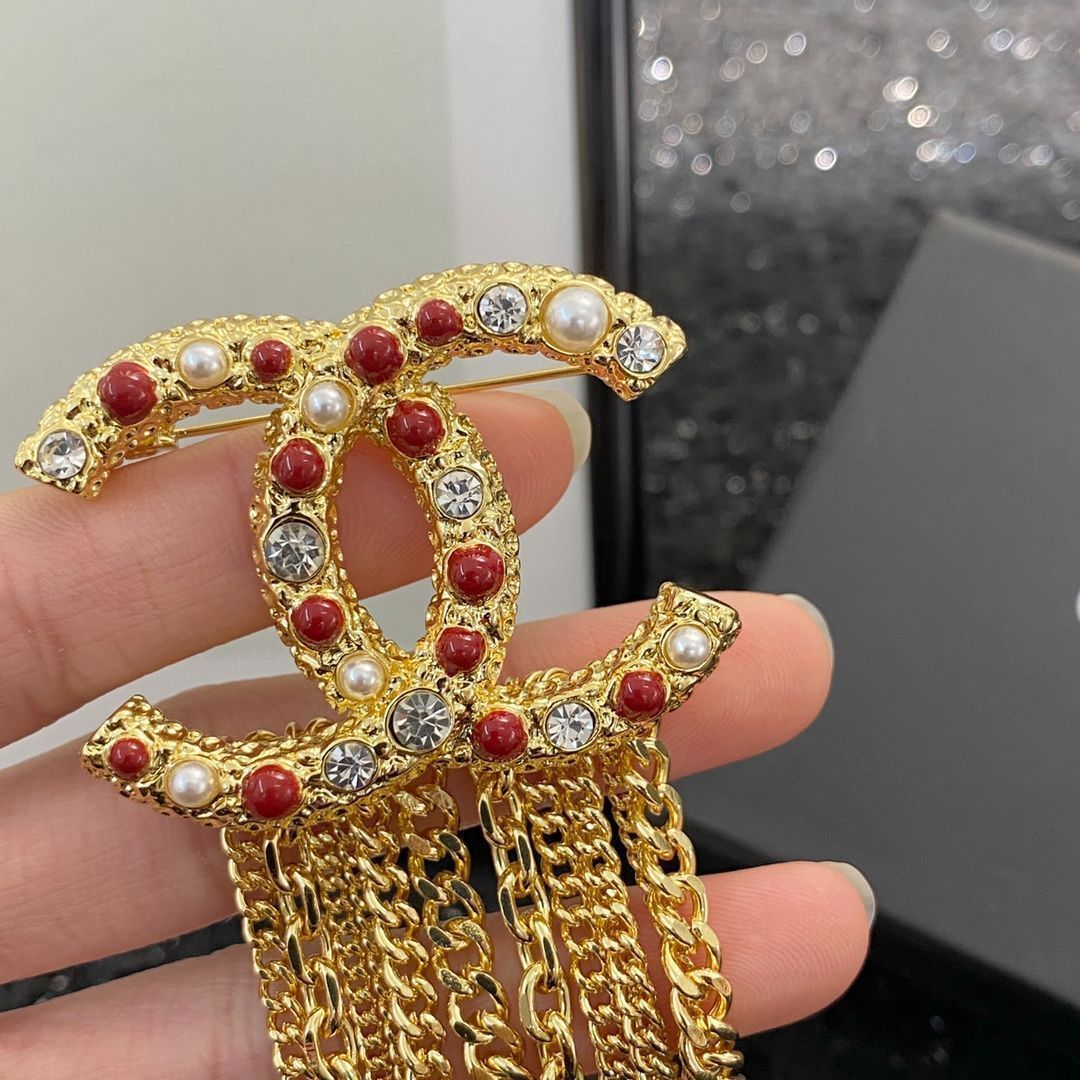 今日特価】CHANEL シャネル 23 年 ダブル C チェーン フランス式